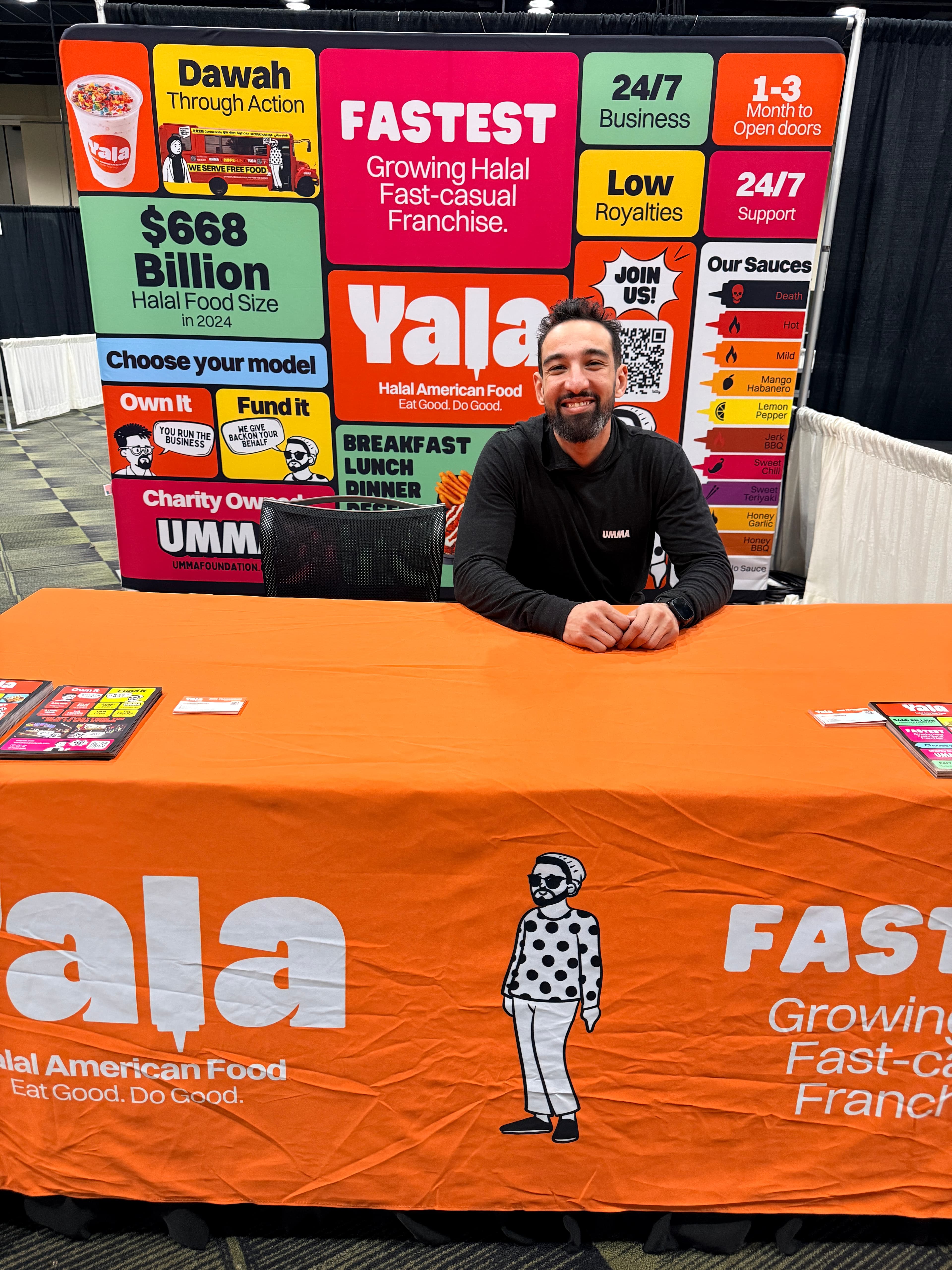 Yala head of partnerships at franchise expo