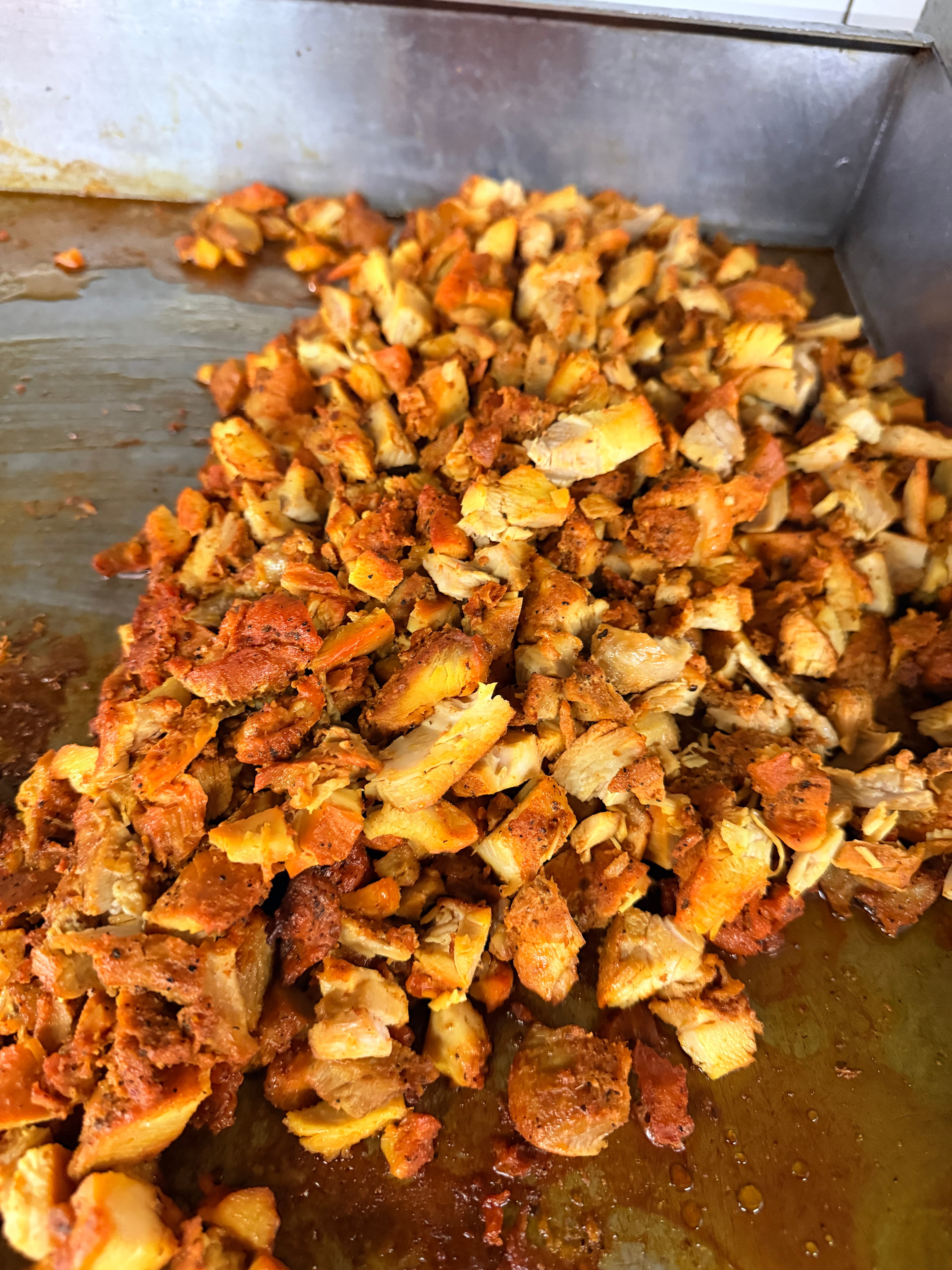 Chicken on the grill